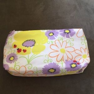 3/$10 • Clinique Floral Makeup Bag • New